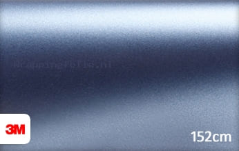 3M 1380 S257 Satin Ice Blue Metallic wrapping folie
