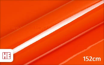 Hexis HX20165B Mandarin Red Gloss wrapping folie