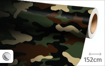 Camouflage leger wrapping folie