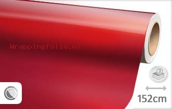 Glans metallic rood wrapping folie